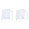 1-4pcs Sponge Holders Stainless Steel Sink Drain Drying Rack Bathroom Sponge Holder Wall Hooks Storage Holders Kitchen Gadgets