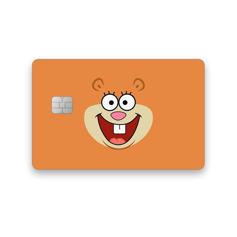 Name Spongebob Card Sticker Diy Kawaii Decor Exquisite Bank Cards Student Study Supplies Decals Patch Documents Birthday Gift