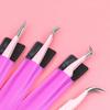 Wholesale Stainless Steel Precision Eyelash Tweezer with Private Label Option for Eyelash Extension Tools
