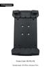 Universal 10-14" Tri-Proof Tablet Stand with Ball Head for Industrial Data Monitoring