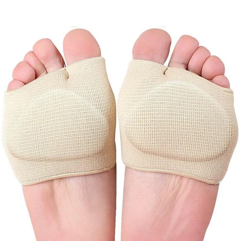 Silicone Gel Half Insoles Women Men Metatarsal Pads Heels Half Honeycomb Breathable Shoe Relief Moisture Wicking Forefoot Pad