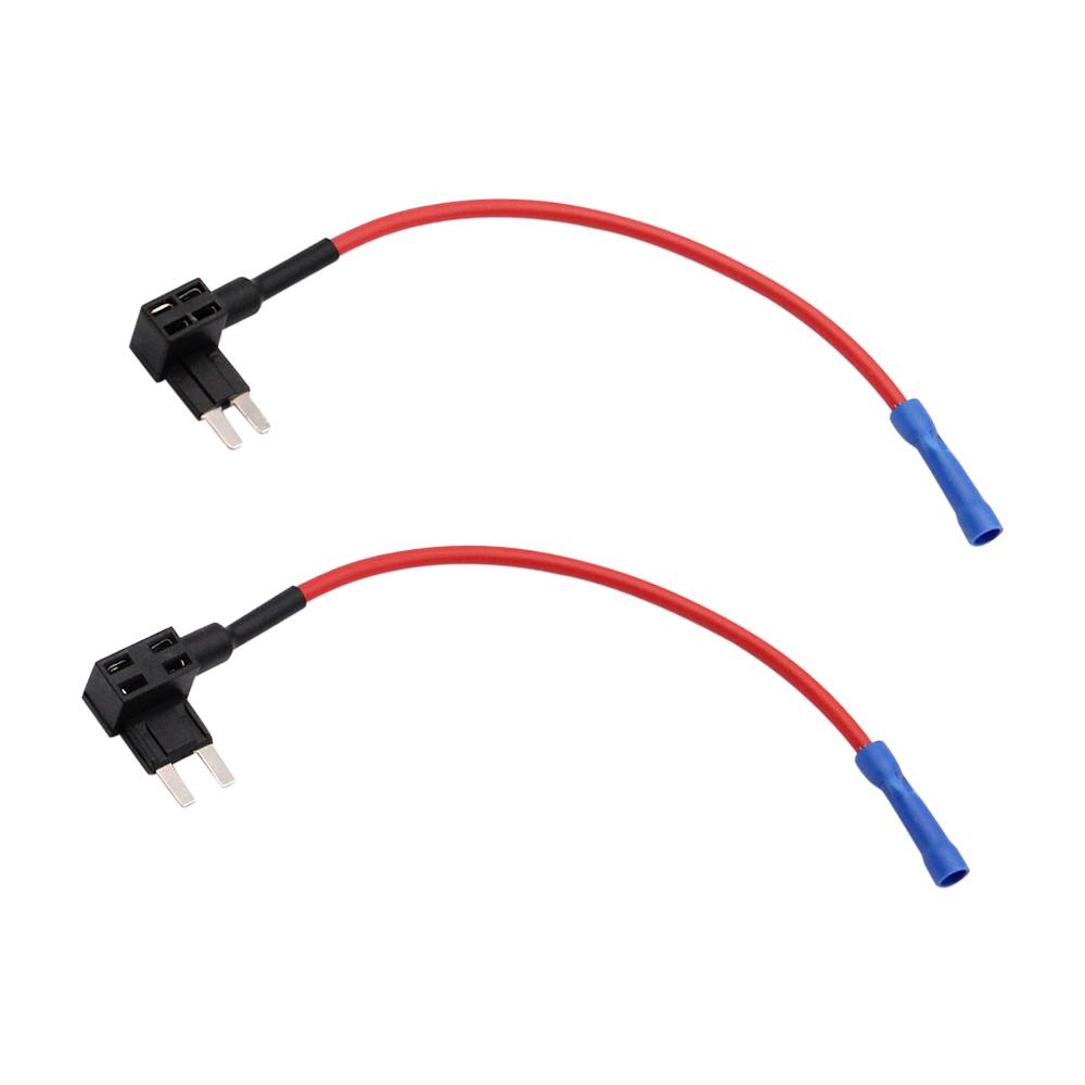 32V MINI SMALL MEDIUM Size Car Fuse Holder Add-a-circuit TAP Adapter Micro Mini Standard ATM Blade Fuse for Cars Vans 1pcs