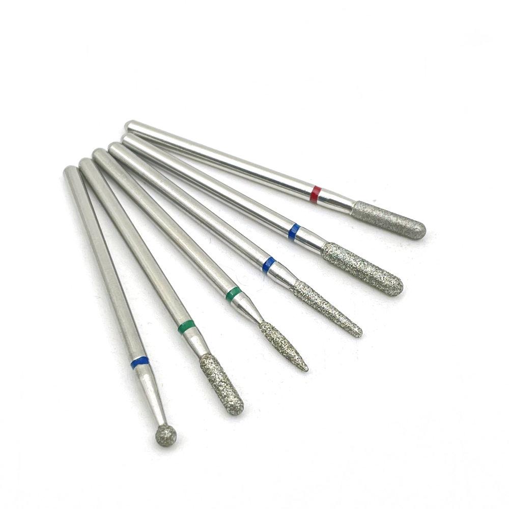 6Pcs Cutter for Manicure Carbide Diamond Nail Drill Bit Set Milling Cutters Nail Art Pedicure Tools Kit Nail Drill Bits