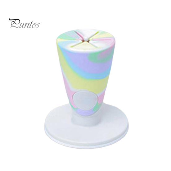 

Держатель для флакона с лаком для ногтей, ручка и наконечник, подставка с защитой от проливания для покраски ногтей, инструменты для дизайна ногтей, аксессуары для маникюра и педикюра разноцветный