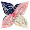 90*90cm Luxury Women Imitation Silk Chain Scarfs Female European Style Square Scarves Spring Summer Shawls For Ladies