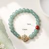 Aquamarine & White Crystal Beaded Bracelet: Fairy Summer Style for Girls, Sweet & Simple Fashion Hand Jewelry with a High-End Feel