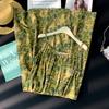 DIMANAF 2026 New Women Plus Size Summer Beach Lady Long Dress Sleeveless Vest Loose Oversize Maxi Print Floral Sundress