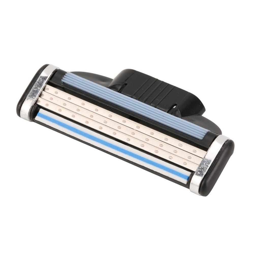 4ks pánské bezpečnostní žiletky Břity na holení pro péči o obličej Ruční holicí kazeta pro Mache 3