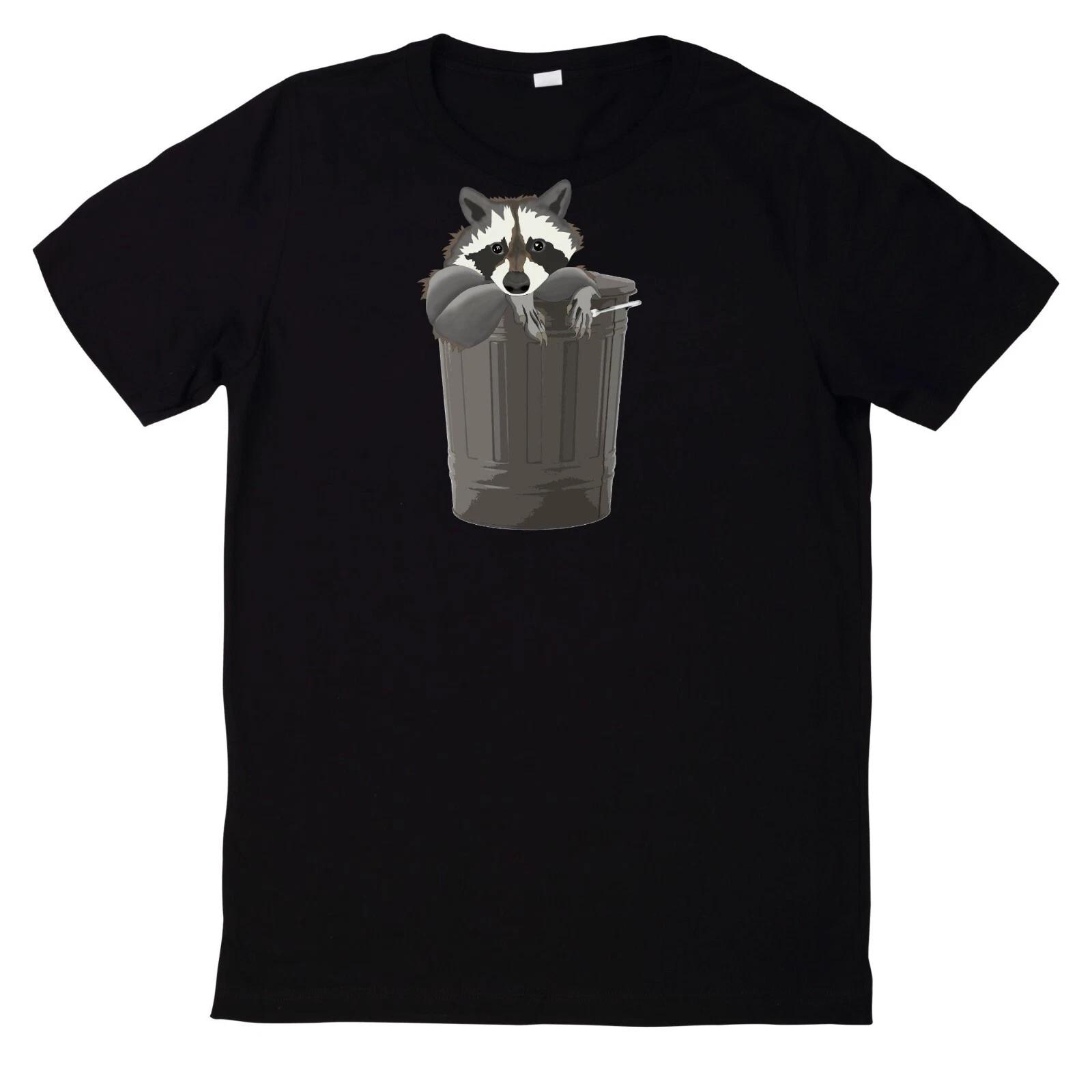 T-Shirt Süßer Waschbär Lustig Racoon Motiv XXXL