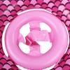 Mermaid Baby Inflatable Anti-Tip Swim Ring Seat