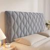 Solid Color Bed Head Cover All-inclusive Bed Head Dust Protector Velvet Headboard Cover  Hotel