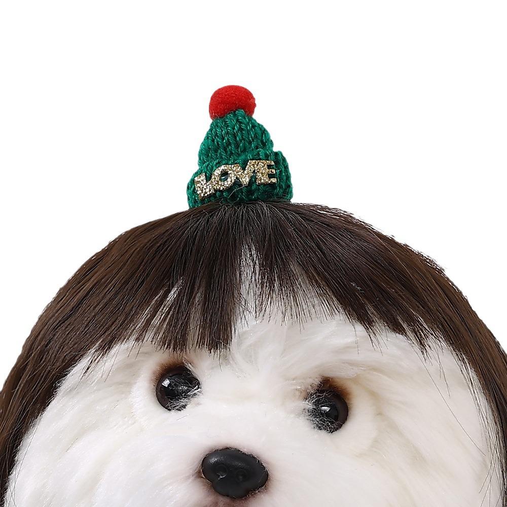 Verschiedene Auswahlmöglichkeiten von Haustierperücken Waren, die Sie suchen, sind alle hier mit 12 verschiedenen Warenkategorien .: Weihnachtszubehör für Katzen und Hunde mit Mini-Hut und Bob-Frisur