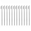 ATiAP Tent and Tarp Titanium with Fixing High Corrosion Gear Pegs/Stakes, Alloy, 30cm, Rope, Strength, Resistant, Ultralight, Outdoor/Camping