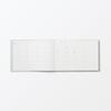 MUJI B5 Starting December Monday White 84854330 Half-Size Planner, Monthly/Weekly, 2025, Start, Gray,