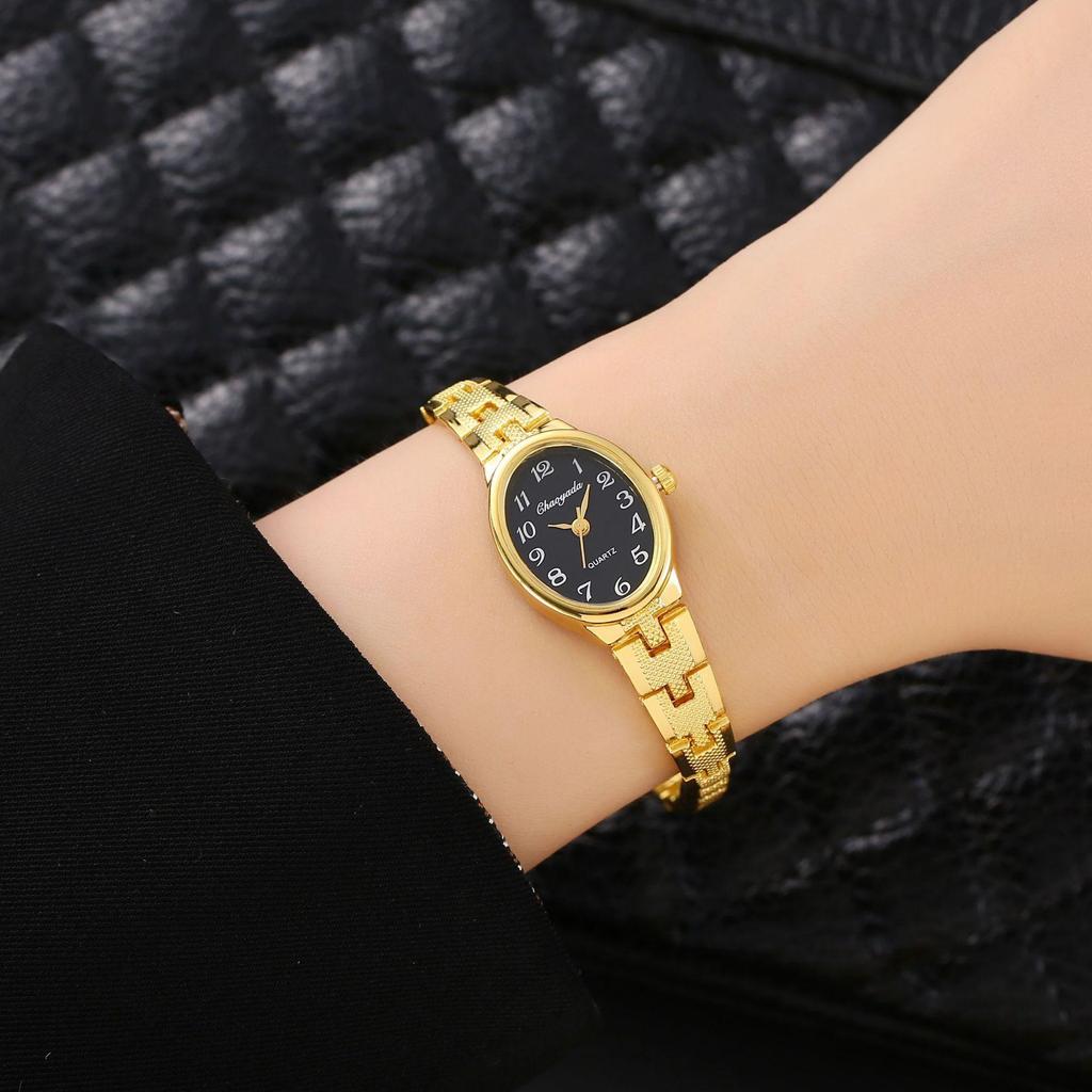 Oval Dial Women Quartz Watches Fashion Luxury Ladies Watch Stainless Steel Wristwatch Gift Dress Clock Reloj Mujer