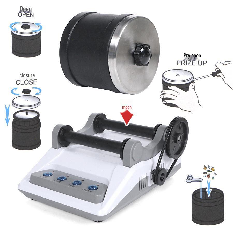 Children's Mineral Grinding & Polishing Machine for Gemstones and Science Experiments