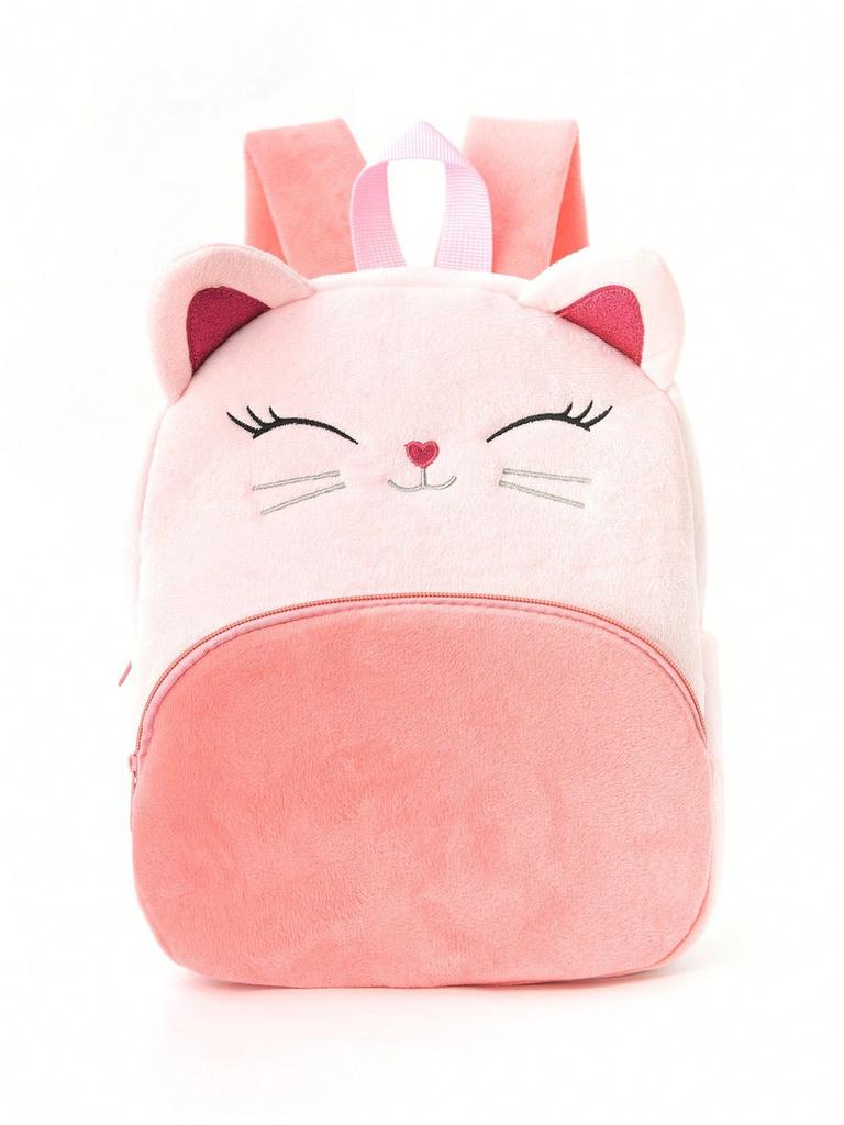 Animal Cartoon Kids Backpack With Plush Animals For School And Travel