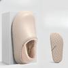 Waterproof Cotton Shoes for Home Wear, Anti-slip and Warm with Fleece Slippers
