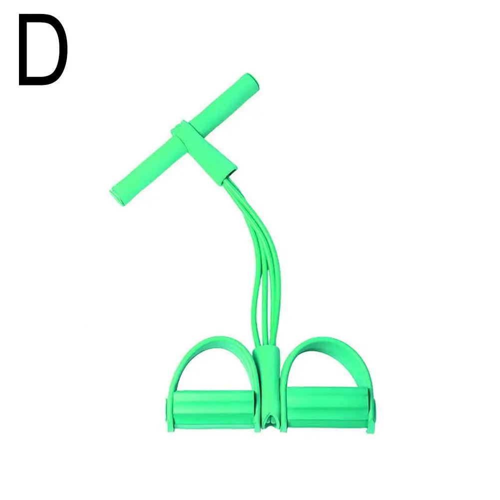 1PCS Fitness Gum 4 Tube Resistance Bands Latex Pedal Equipment Elastic Exerciser Sit-up Expander Bands Yoga Rope Pull