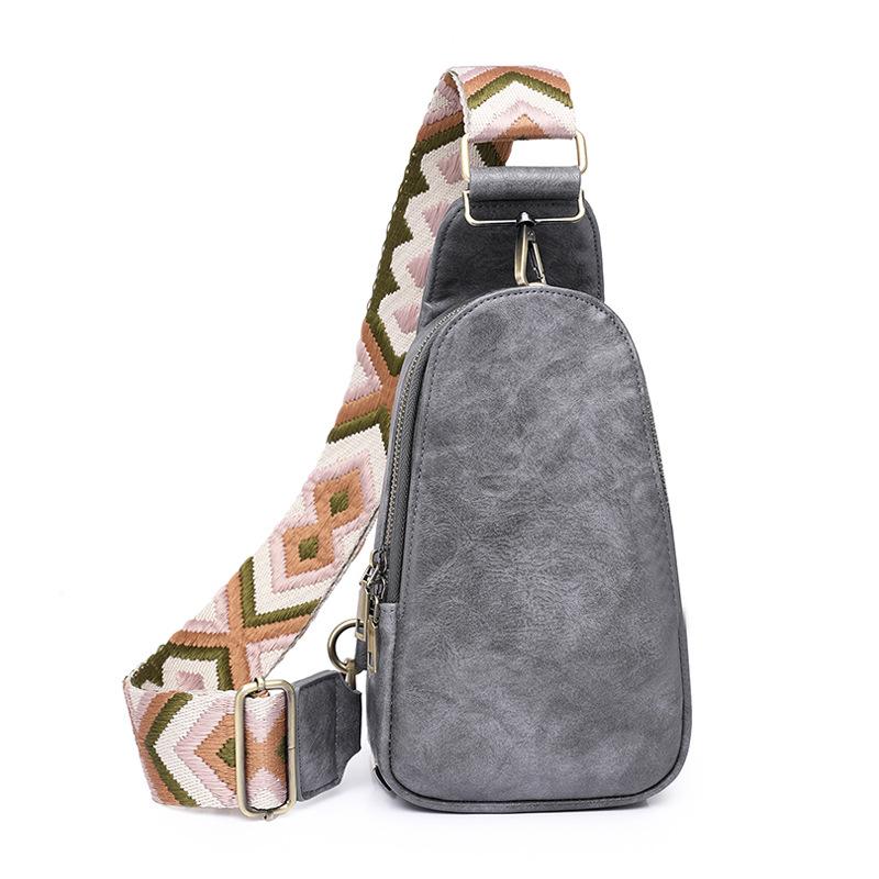Ladies' Crossbody Bag, European and American Retro Ladies' Chest Bag, Single-shoulder Mobile Phone Bag