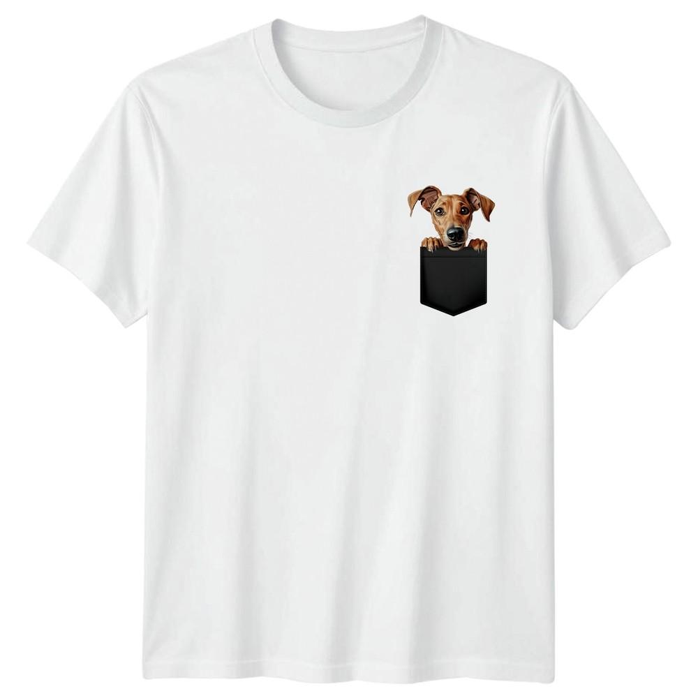 Dog In Pocket Dogs Animals Unisexs TShirt Unisexs Tee Graphic Unisex Top Pet S