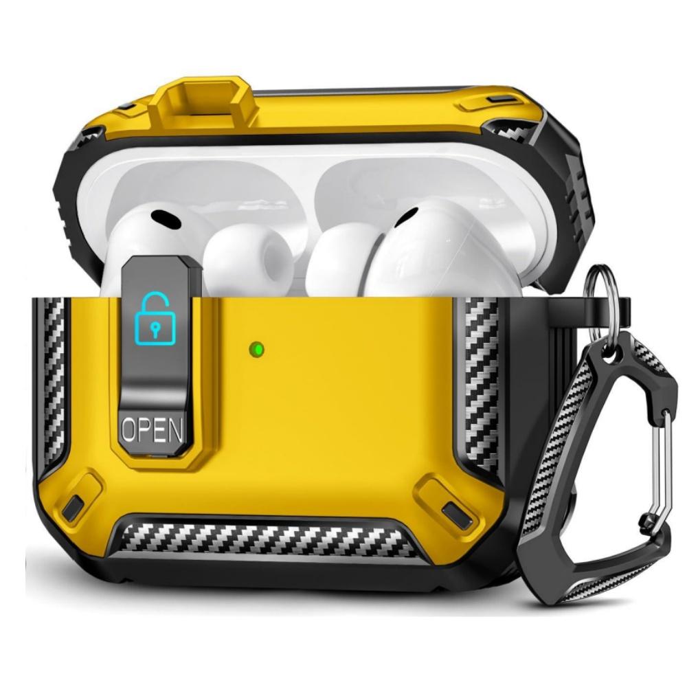 for AirPods Pro 3 Case Secure Lock Case Cover with Lanyard&Keychain Powerful Drop Protection For Airpods Pro 3rd Generation Case