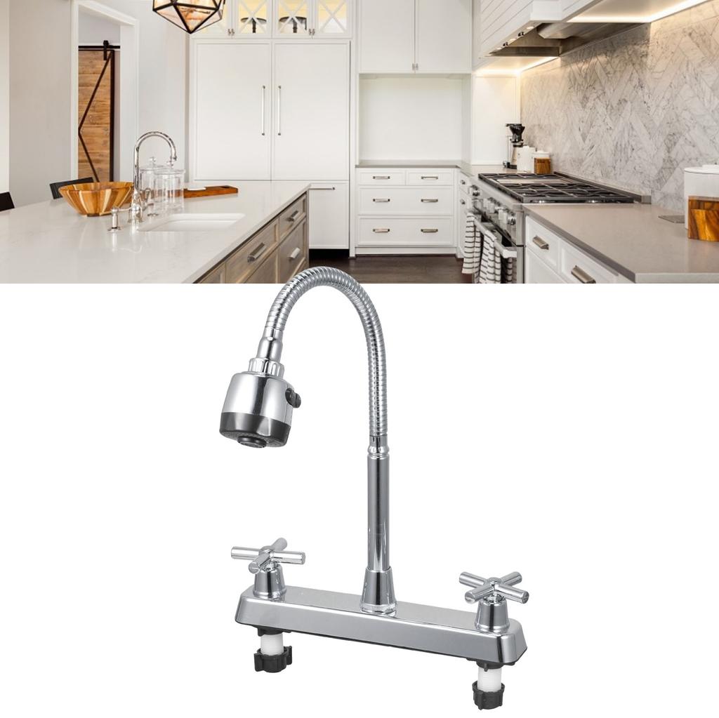 Kitchen Sink Faucet Professional Modern Simple Style Cold Hot Dual Use Basin Mixer Tap for Kitchen