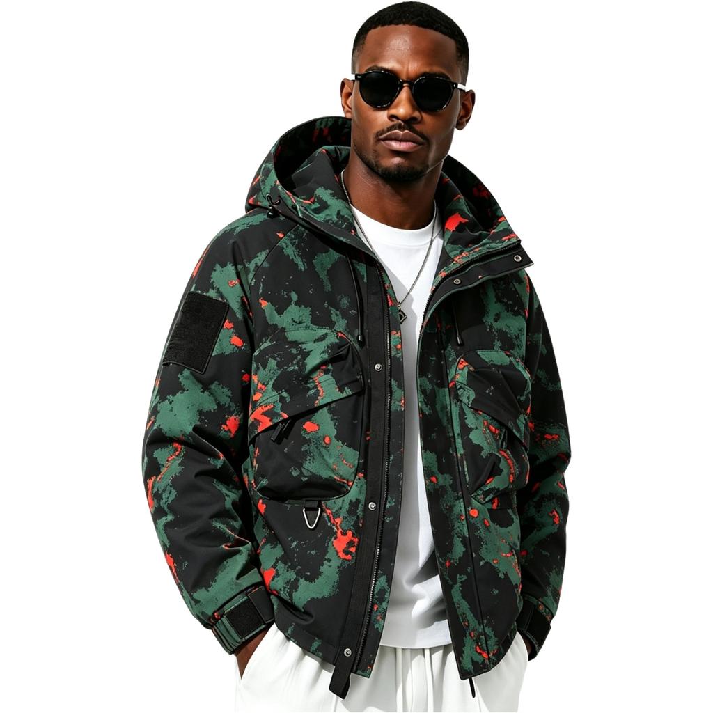Men's Casual Trendy Japanese Windbreaker Jacket for Outdoor