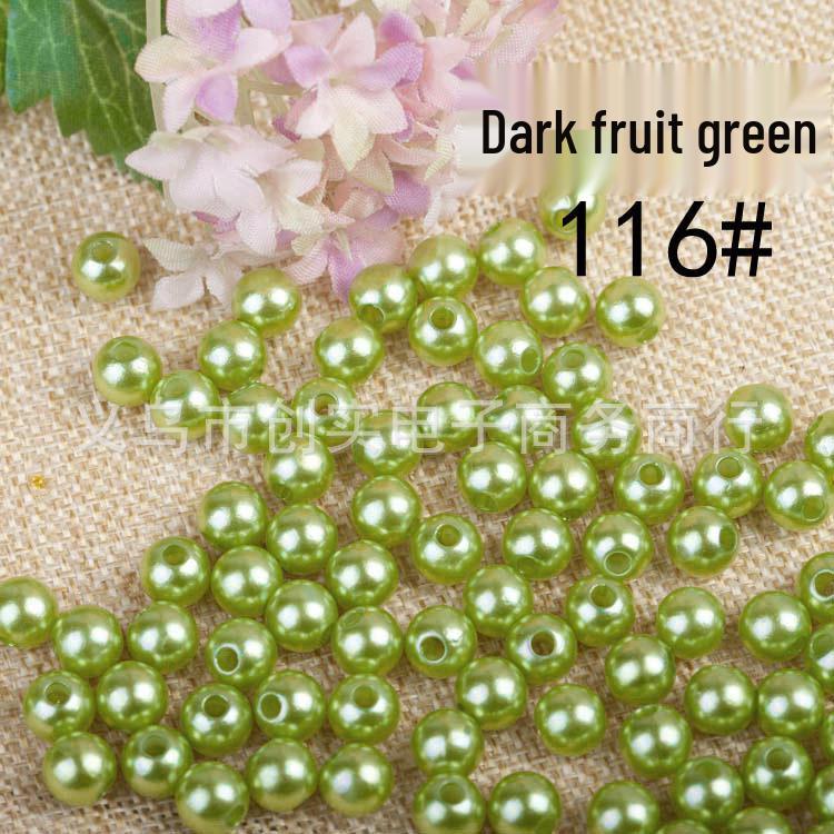10MM ABS Plastic Imitation Pearl Round Beads for DIY Crochet Bag Accessories 10MM