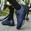 Scarpe da Ciclismo Traspiranti in Rete con Suola Rigida per Bici da Strada e Mountain Bike Unisex Compatibili con Pedali a Aggancio