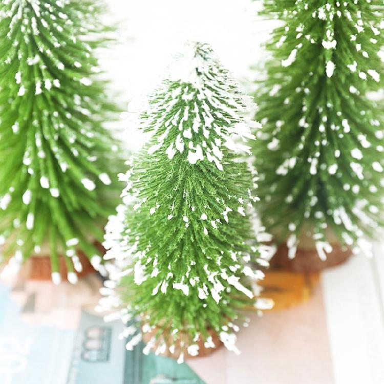 Themed Miniature Snowy Pagoda Tree Decoration Perfect For Christmas Home Decoration And Party Display