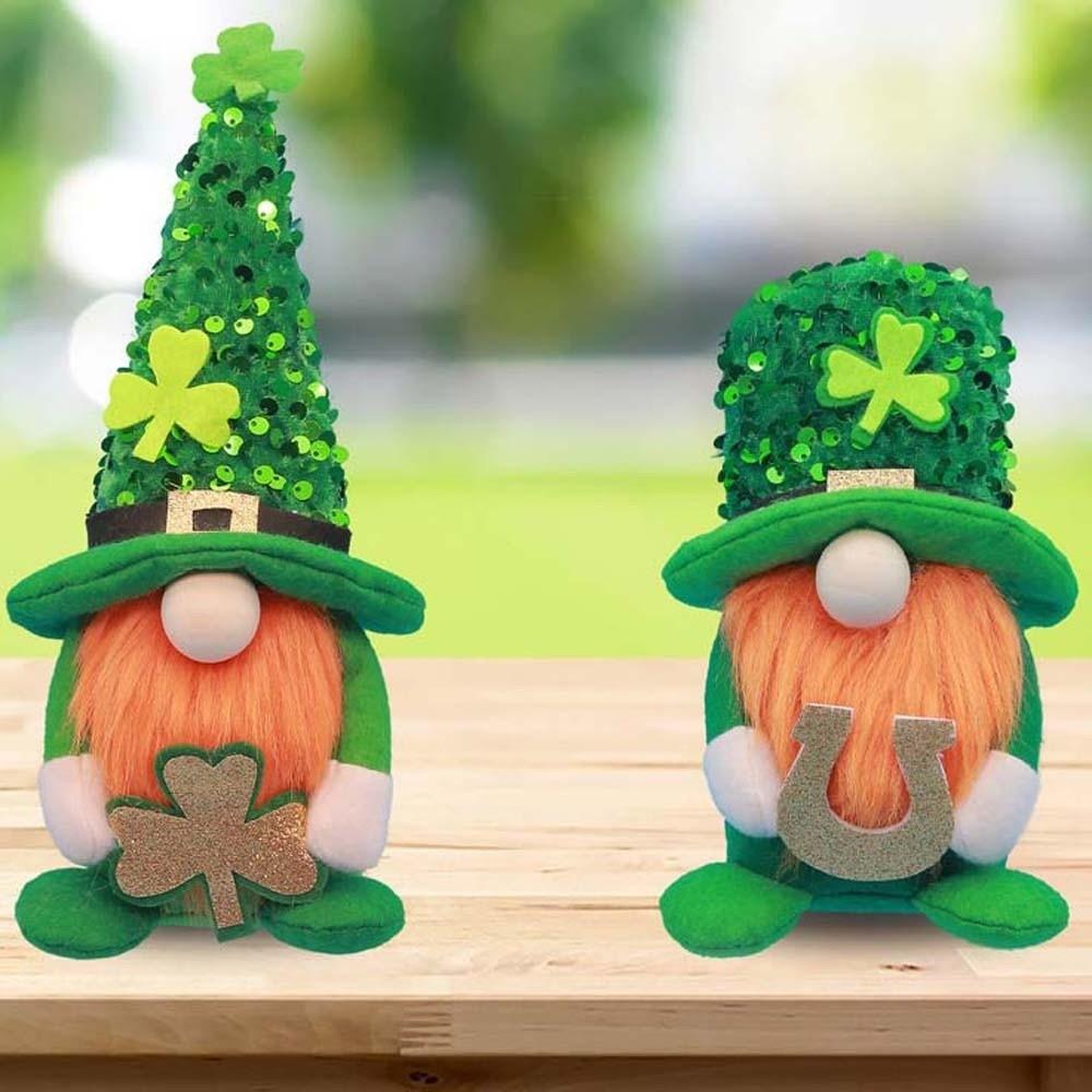 Creative Guardian of Ireland Dwarf Doll Crafts Easter Day Ornament  Household Decoration