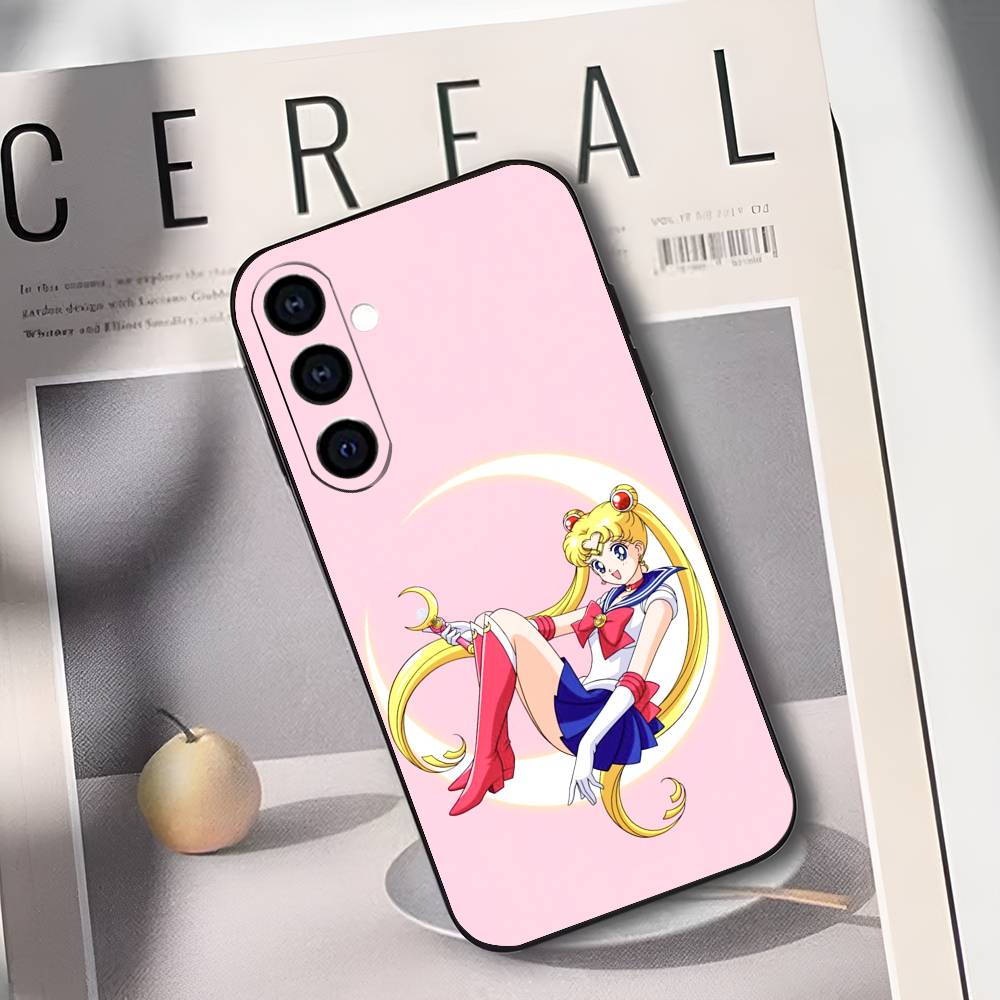 S-Sailor M-Moons Phone Case Silicone Soft For Samsung Galaxy A73,A72,A71,A70,A53,A52,A51
