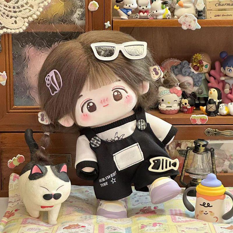 

Наряд для куклы 20 см: Милый джинсовый комбинезон с футболкой 20cm (Clothes Only)