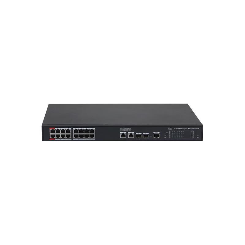 

Dahua 16-Port Gigabit PoE Layer 2 Managed Switch CN plug (adapter included)