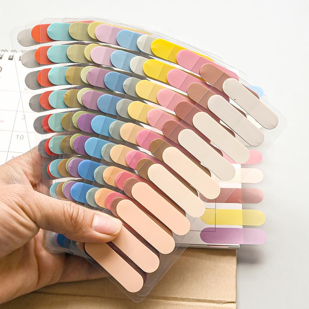 200-2400Sheets Transparent Index Creative Memo Pads Office School Stationery Self-Adhesive Stickers Posted It Sticky Note Pads
