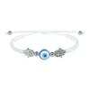 Handmade Adjustable Evil Eye Bracelet for Women - Fatima Demon Eye, Casual Style