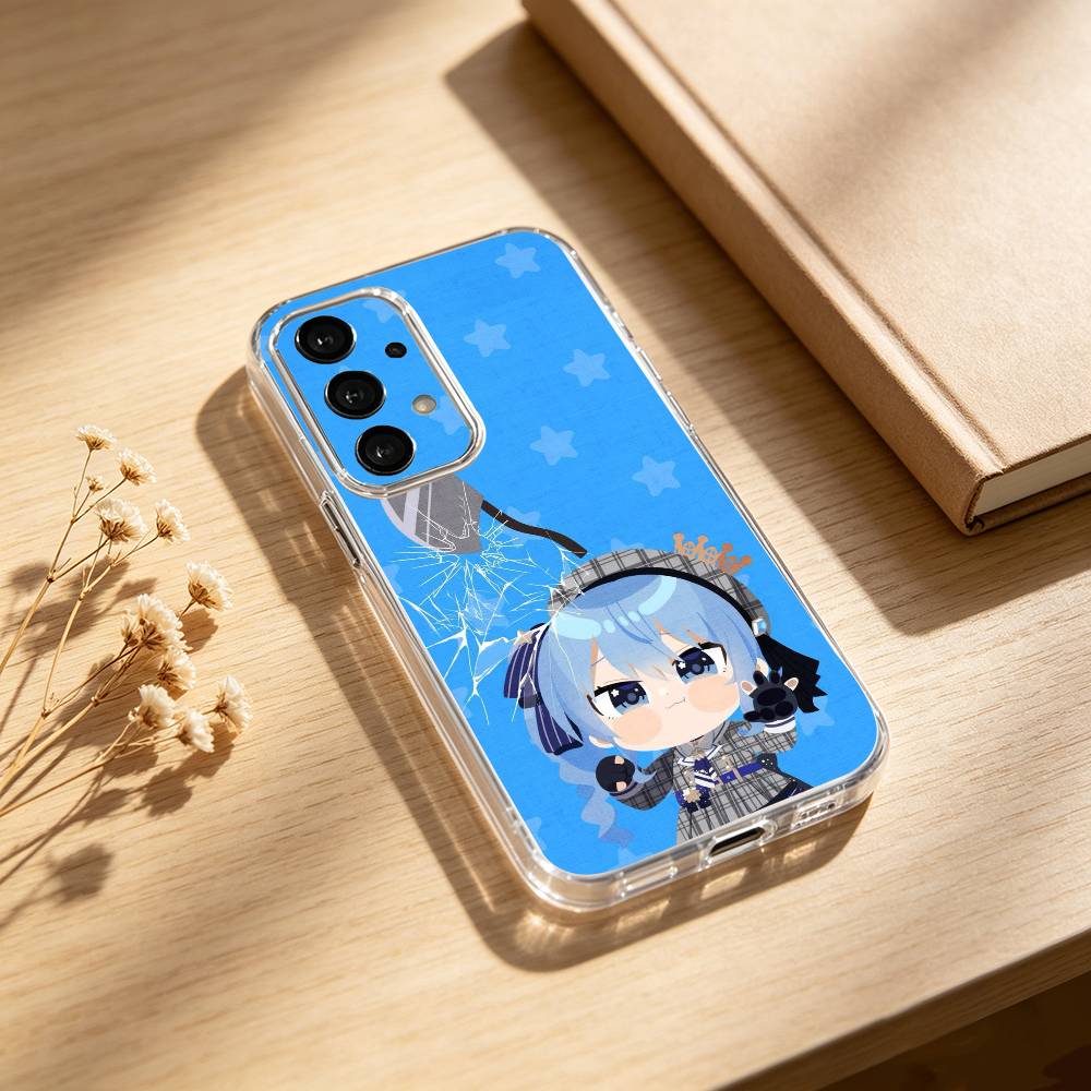 H-Hoshimachi Suisei phone Case For Samsung S25,24,21,22,23,30,Ultra,20,Plus,Fe,Lite,Note Transparent Cover