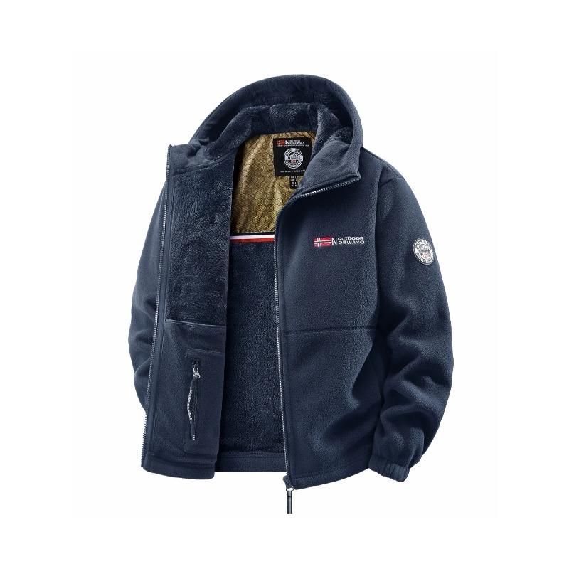Men's Autumn and Winter Outdoor Hooded Jacket, Suitable for Daily Wear At Home, for Travel, Parties, Commuting, Outdoor Fashion Versatile