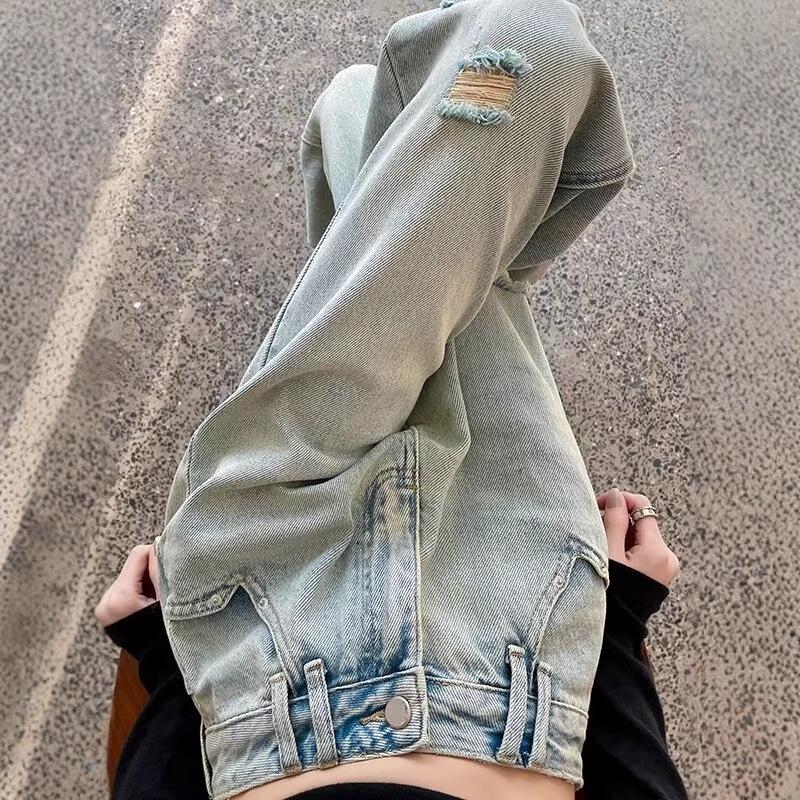 

Plus Size High Waist Wide Leg Jeans for Women - Spring/Summer Fashion M