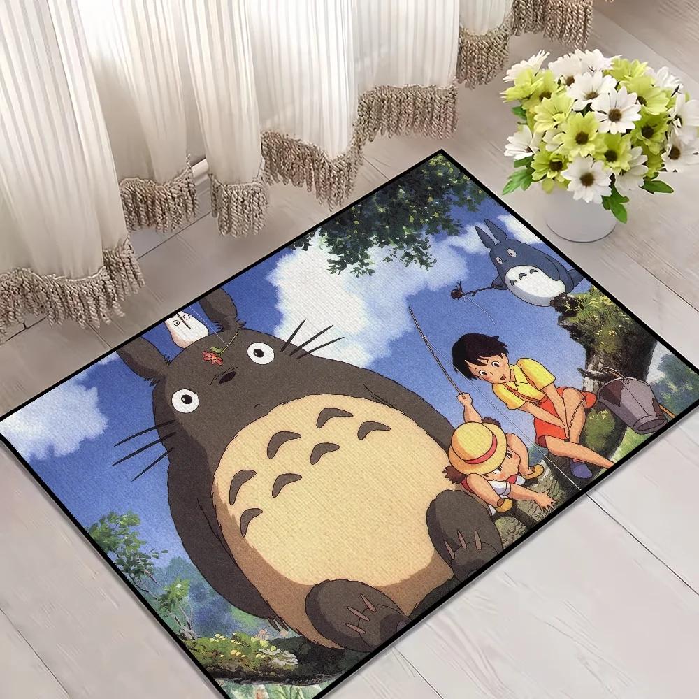 Disney Door Mat for Bedroom Decoration Kitchen T-Totoro Bath Carpet Classic Anime Super My Absorbent Rug Foot Non-slip