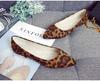 Fashion Leopard Shoes Women Flats Woman Casual Shoes Pointe Toe Spring Summer Flat Fashion Ladies Shoes Slip-on Big Size