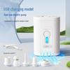Rechargeable Dual-Use Electric Pump: Portable Inflator for Sleeping Pads, Camping, and Swimming Rings.