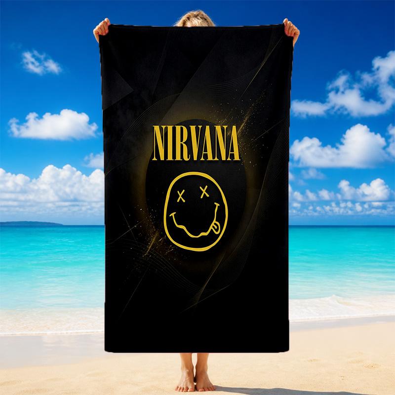 Nirvana Print Microfiber Beach Towel Sand?Resistant Lightweight Towel For Swimming Outdoor Travel Use