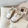 Children's Leather Shoes Spring Autumn Elegant Girl Princess Shoes Fashion Bowknot Chic Kids Black Thick Bottom Mary Jane Shoes