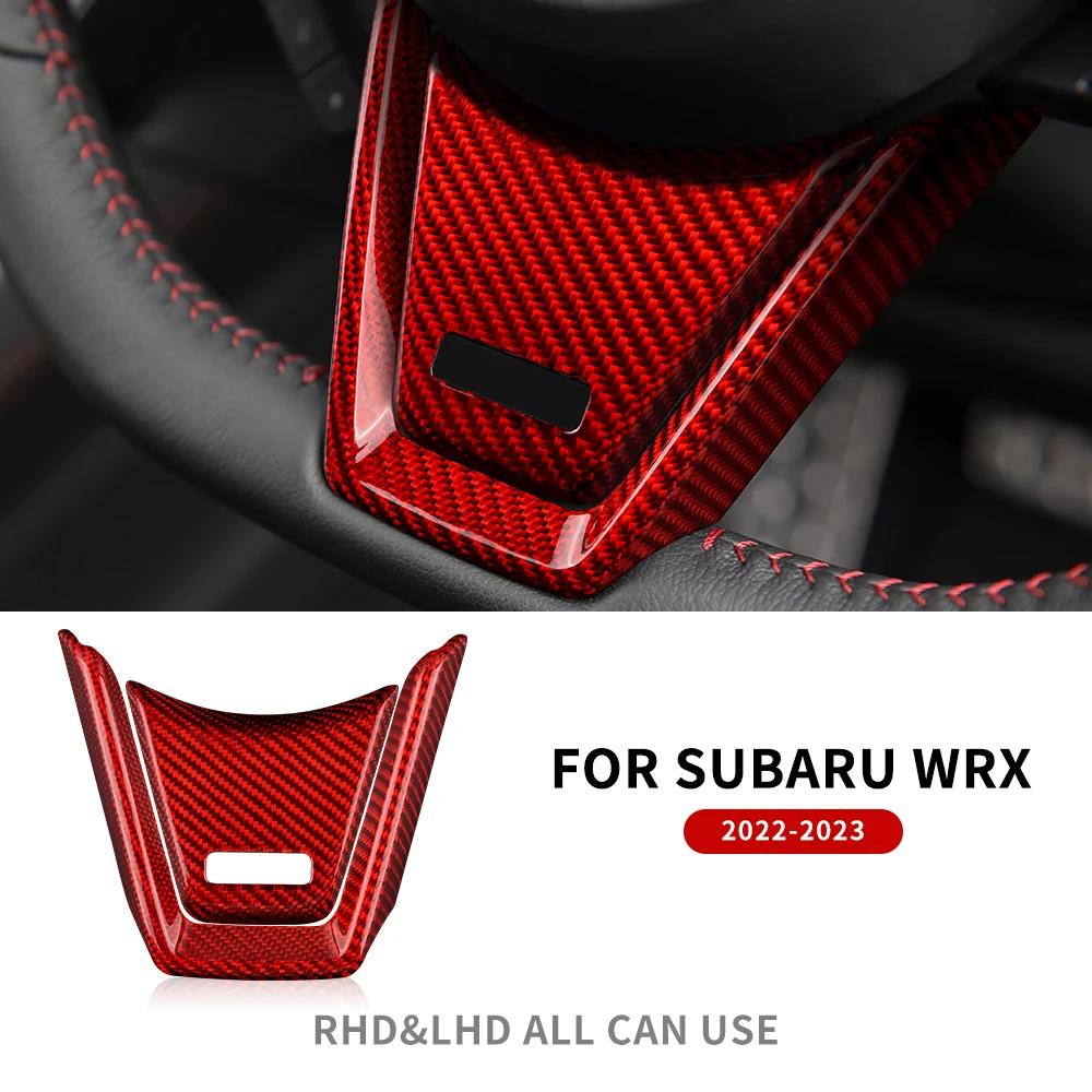 Real Hard Carbon Fiber Sticker For Subaru WRX/ WRX STI 2025 2025 2025 Car Steering Wheel Button Frame Interior Trim Accessories