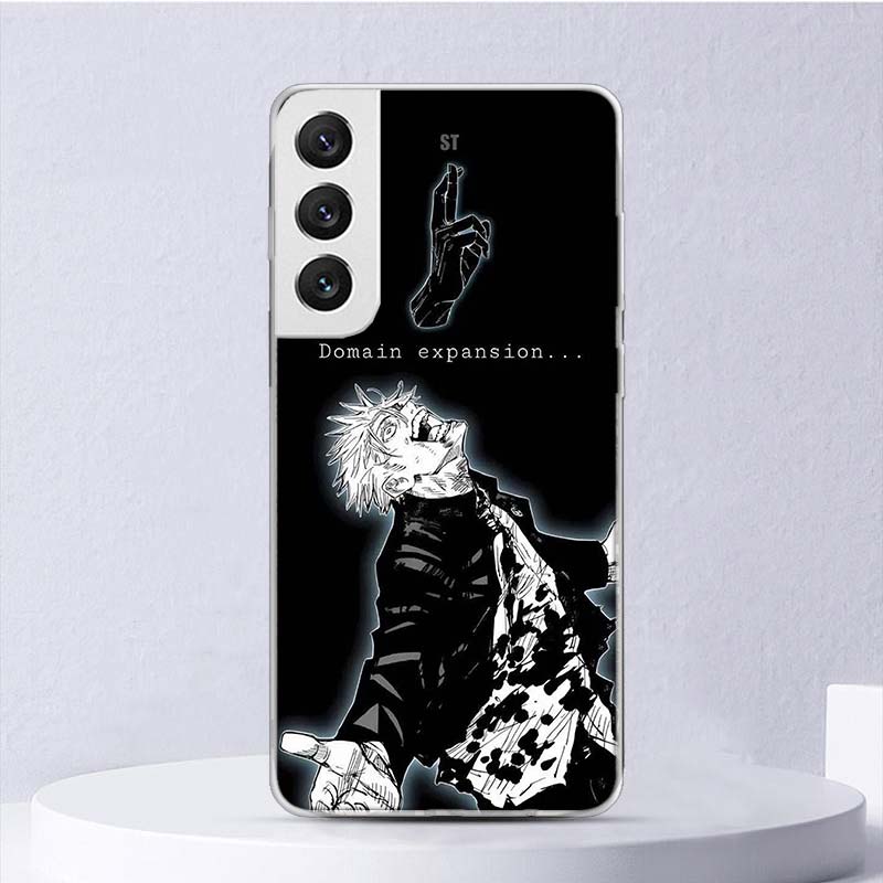 Kaisen J-Jujutsu Art Soft Case For Samsung Galaxy S25 S24 S23 S22 Ultra Phone Cover S20 FE S21 Plus S25 Edge + Funda Coque Galax