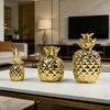 European-style Ceramic Golden Pineapple Jar - Jewelry Box & Storage Container