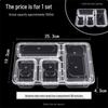 1250ml transparent 4-compartment (300 sets)
