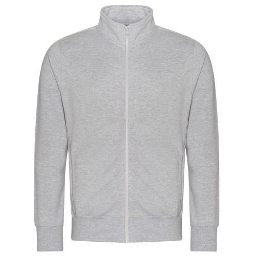 Awdis Unisex mikina se zipem pro dospělé Campus Heather